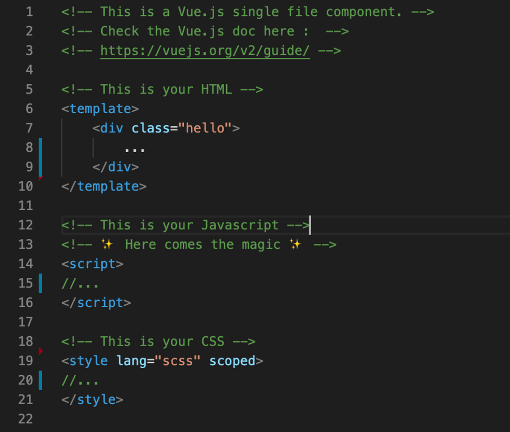 vue.js single file component
