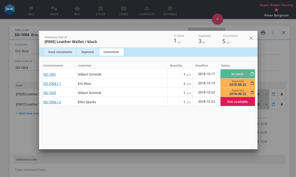 Material Requirements Planning Software