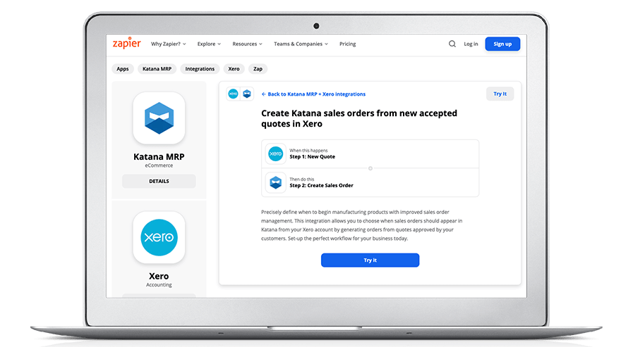 KatanaMRP-xero-integration
