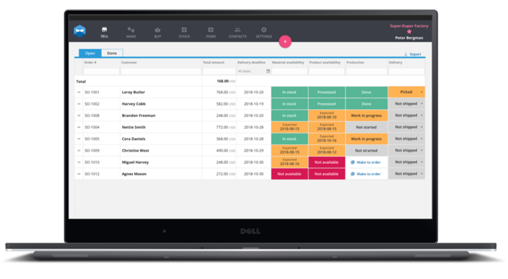 Material Requirements Planning Software