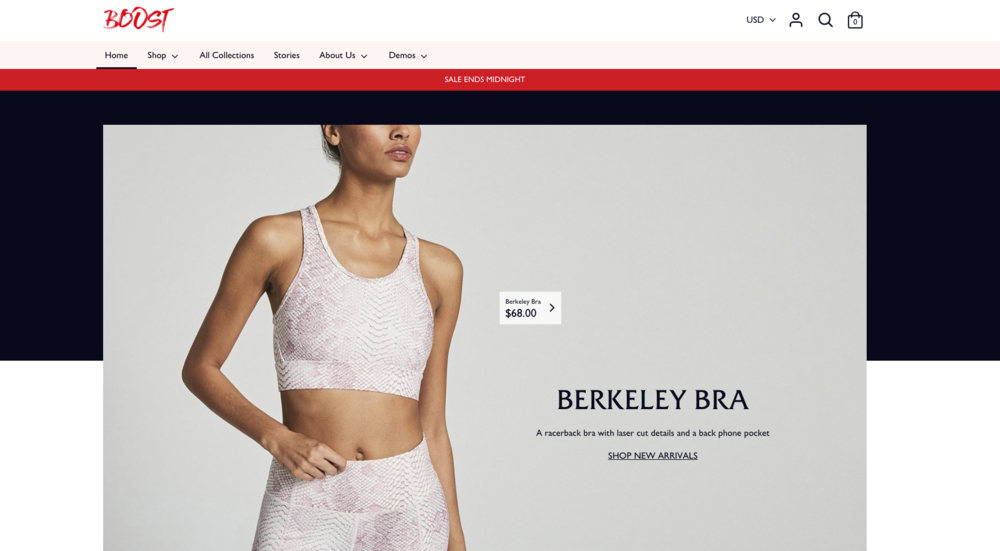 Boost is optimized as one of the most sales orientated premium shopify themes. Get on it.
