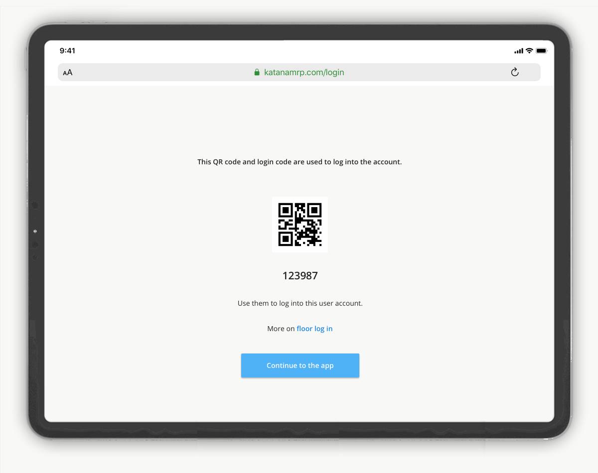 Scan the QR code to add a team member’s account.