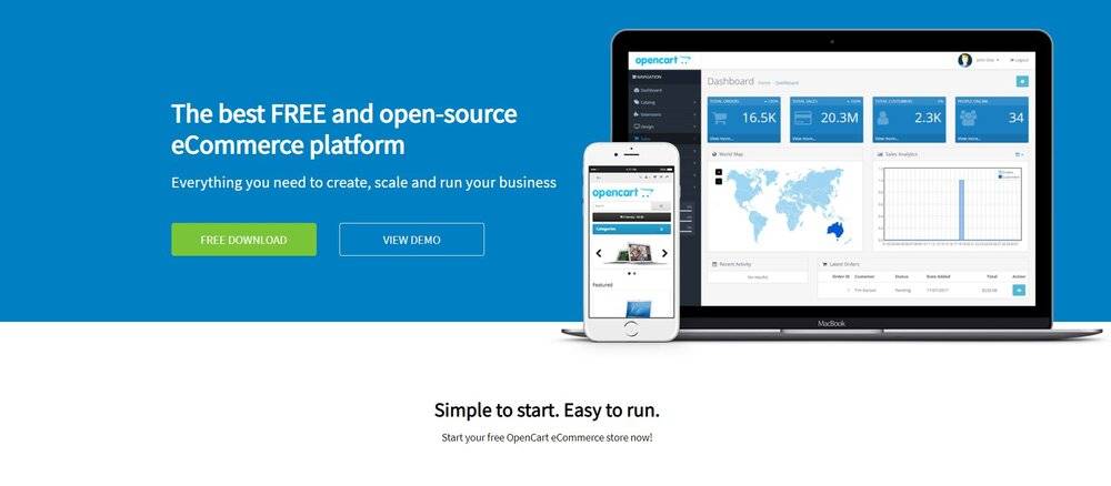 OpenCart is a great wholesale eCommerce platform.