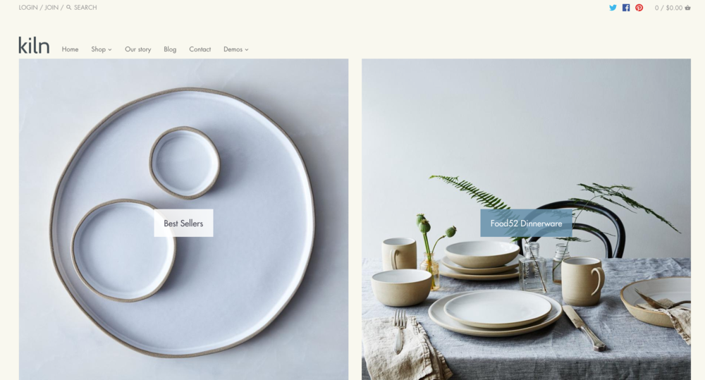 Canopy is one of the most popular shopify themes if you have lots of different products to sell.