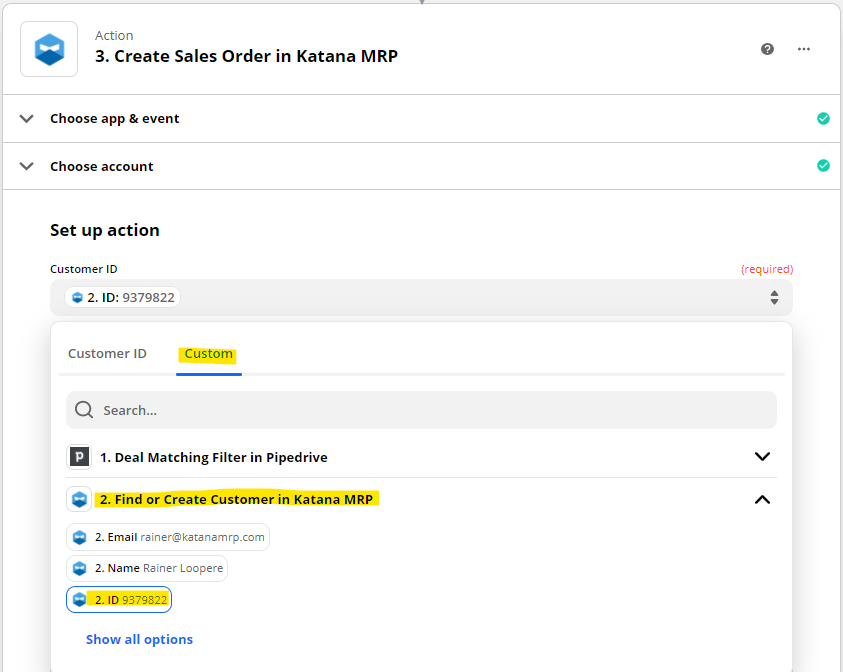 Pipedrive deals import to Katana allows you to perfect your workflow by importing deals and initiating manufacturing orders once a deal has been confirmed.