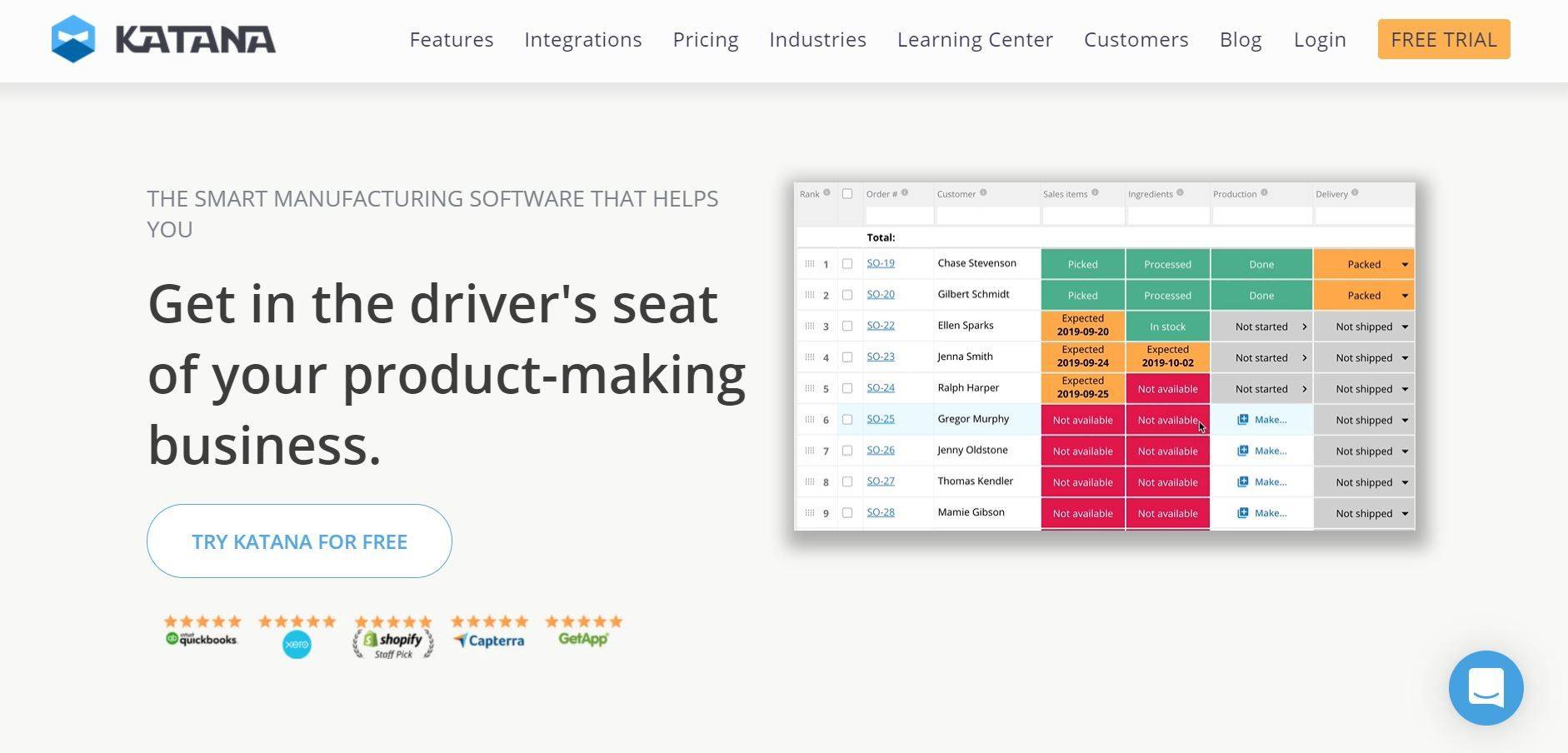 There are plenty of WooCommerce stock management variations available on the market, but the trick is to find a stock management tool that can support your manufacturing operations, like Katana MRP.