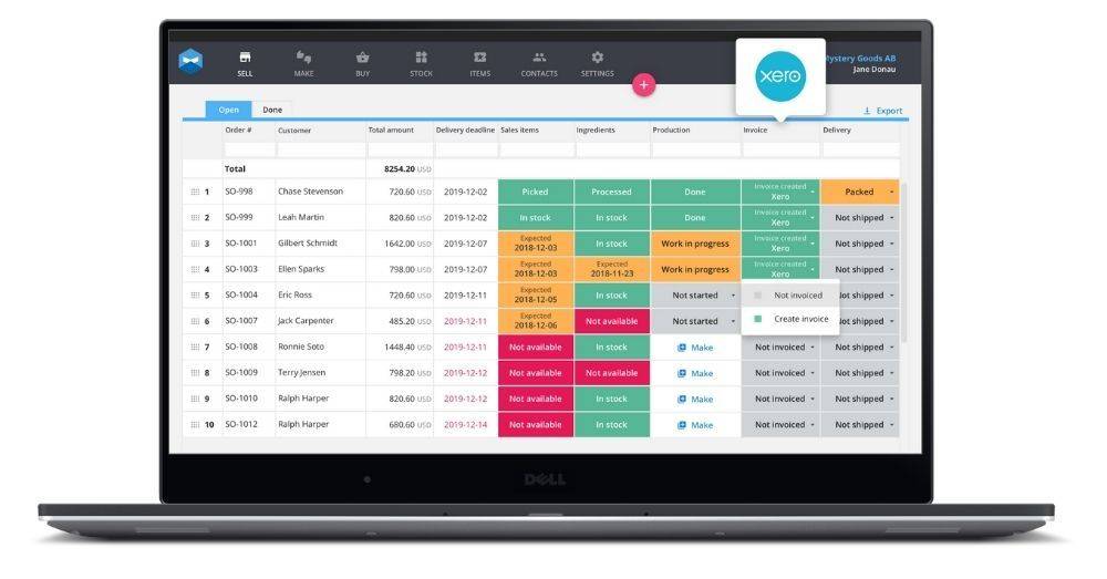 Xero and Katana Accounting Integration