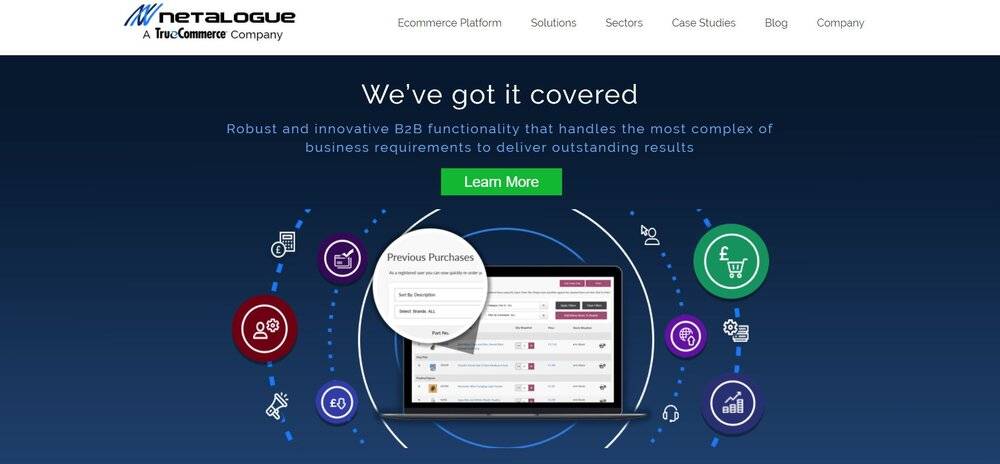 Netalogue has a powerful   B2B eCommerce script.