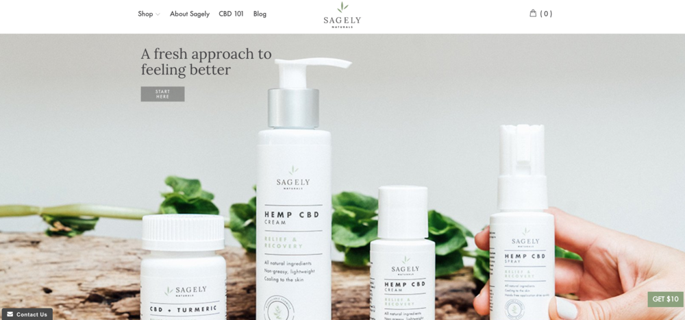 There isn’t one single way to sell your Shopify CBD products, and that’s the beauty of jumping into a brand new market. But if you want to play it safe then stick to simple, clear and friendly. Works a charm.