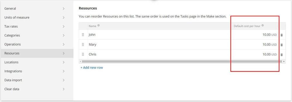 Defining the costs of your resources within Katana.