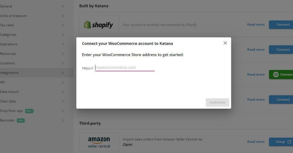 Manage inventory WooCommerce outside of WooCommerce.