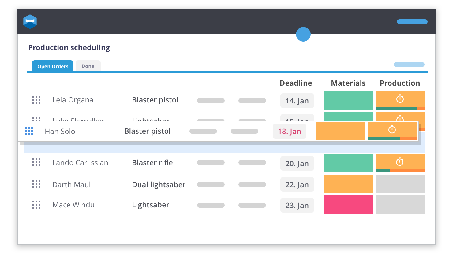 There are plenty of WooCommerce stock management variations available on the market, but the trick is to find a stock management tool that can support your manufacturing operations, like Katana.