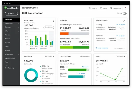 Highly visual interface is a underestimated factor to consider when looking at the best accounting software for Shopify. Quickbooks frankly smashes the ball out the park on this one. It’s so easy to follow how your accounts are doing without having to spend precious brain energy running through numbers.