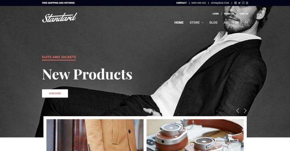 Unlike the Shopify Retina theme, this one has an infinite scrolling option which is ideal if you got a long shopping list of products ready for your customers.