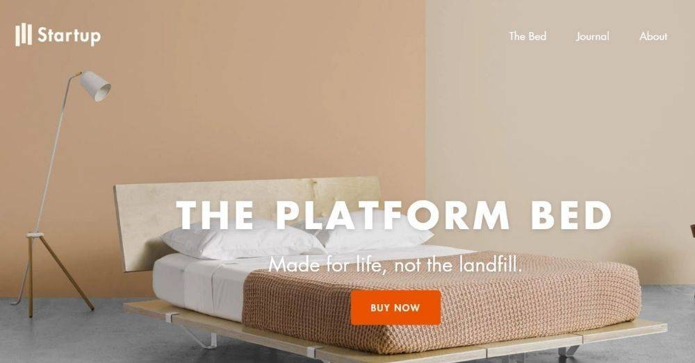 Startup is one of those shopify templates it’s hard to forget. So stylish it’ll haunt you in your dreams.